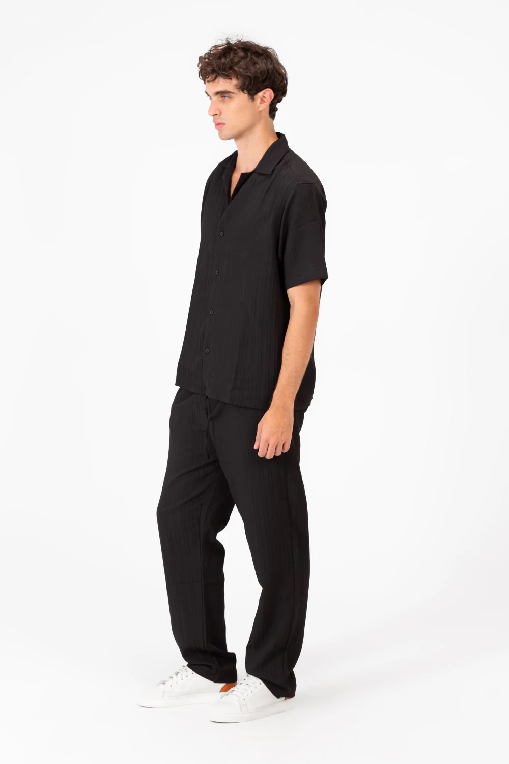 Men's Slim Fit Linen Breathable Outfit Set - Image 7