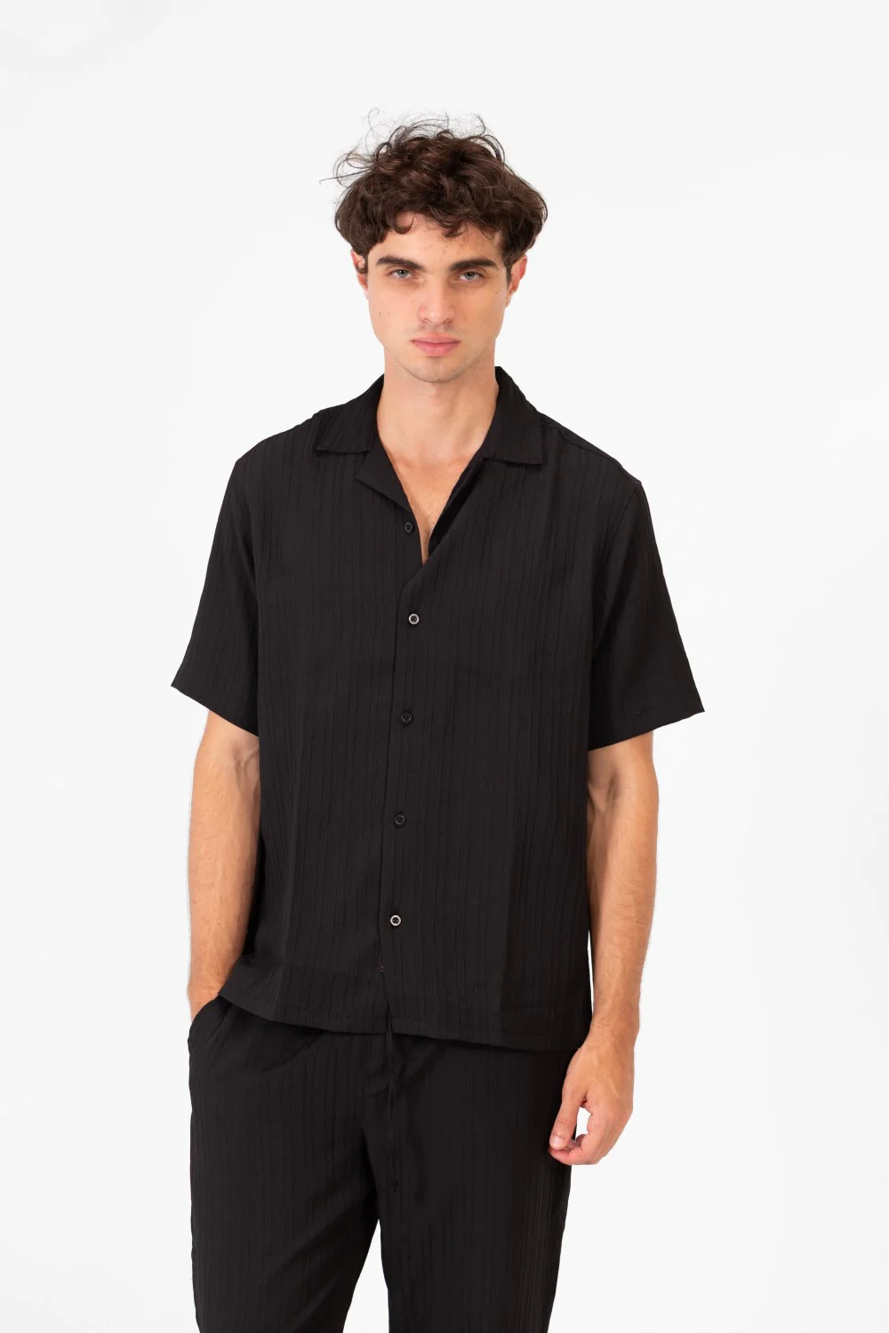 Men's Slim Fit Linen Breathable Outfit Set - Image 8