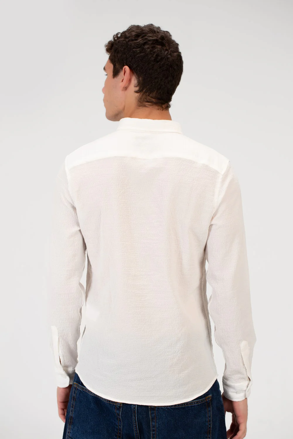 Men's Slim Fit Long Sleeve Basic Shirt - Image 22