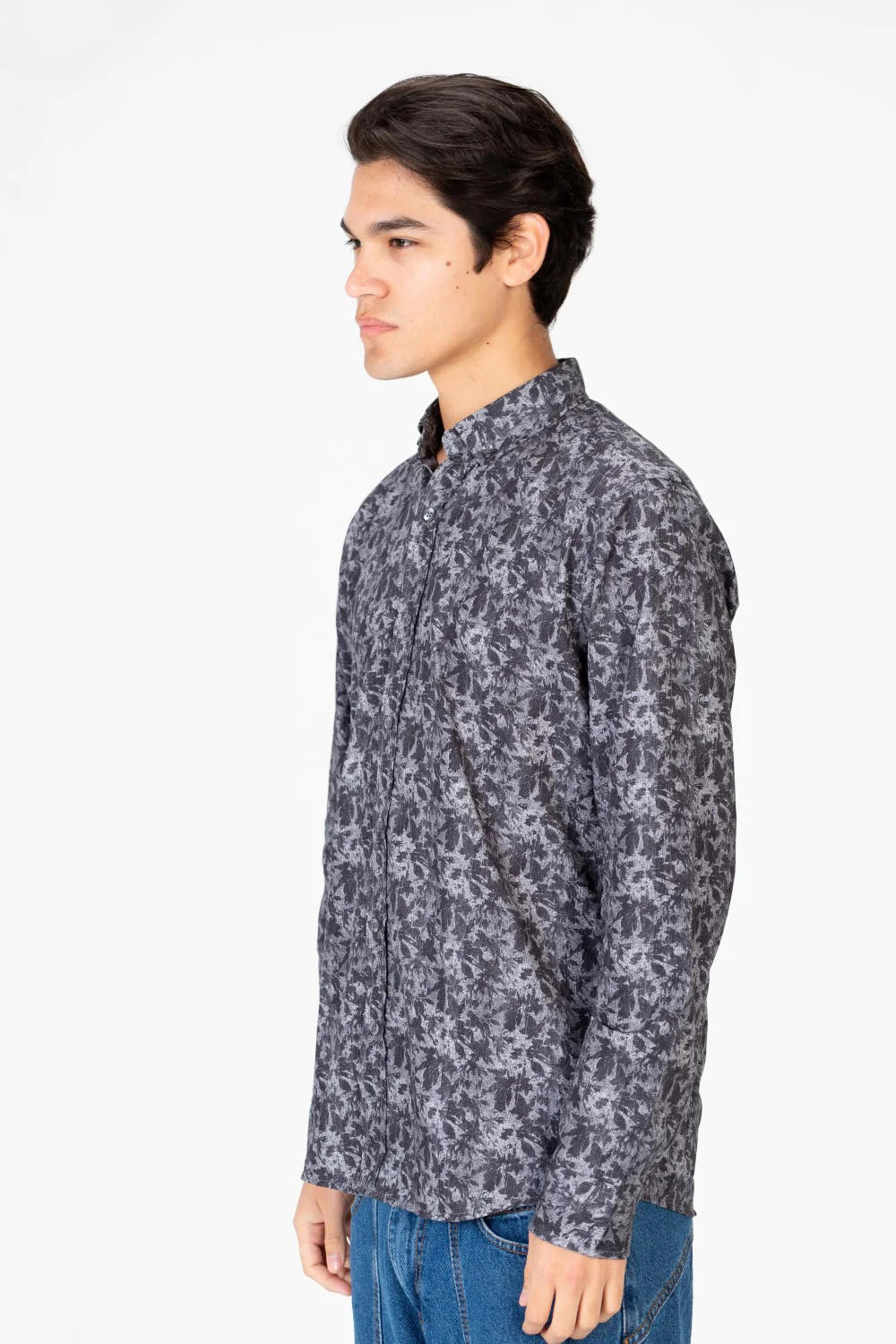 Men's Slim Fit Long Sleeve Jakar Shirt - Image 7