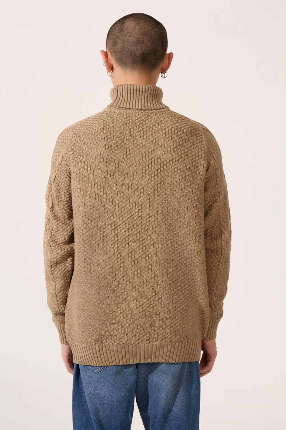 Men's Slim Fit Long Sleeve Knitted Pullover Sweater With High Quality Breathable Fabric - Image 10