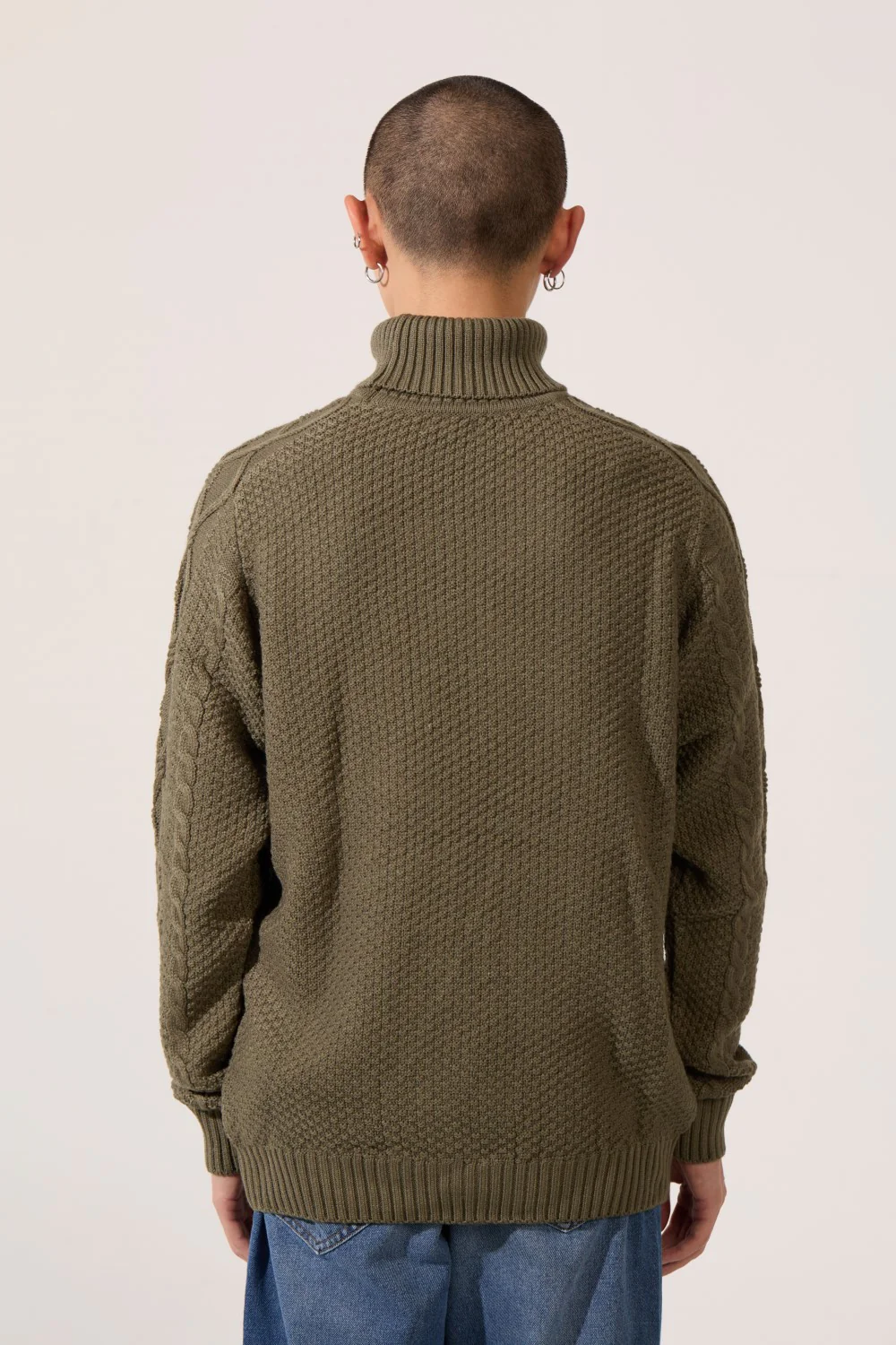 Men's Slim Fit Long Sleeve Knitted Pullover Sweater With High Quality Breathable Fabric - Image 6