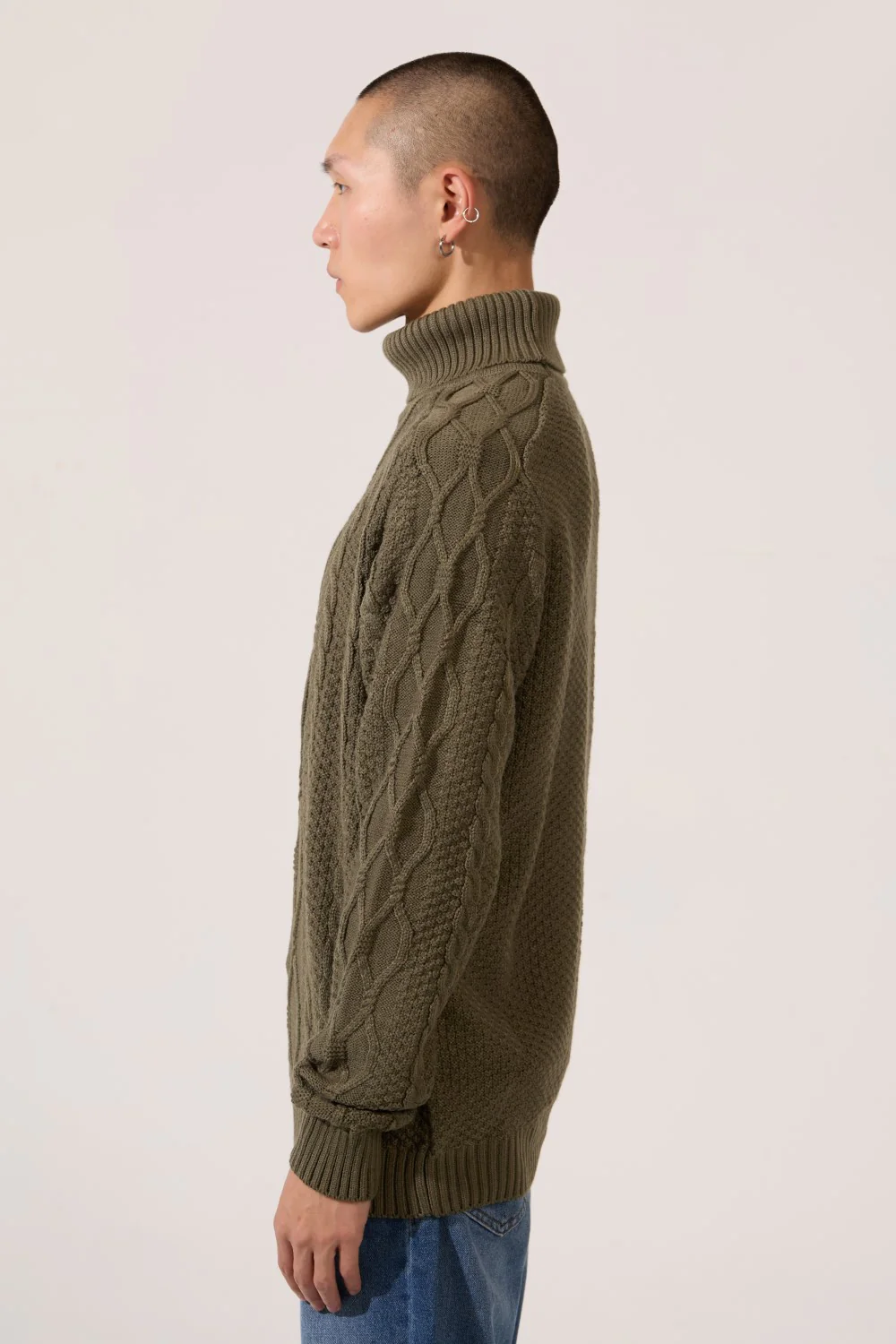 Men's Slim Fit Long Sleeve Knitted Pullover Sweater With High Quality Breathable Fabric - Image 7