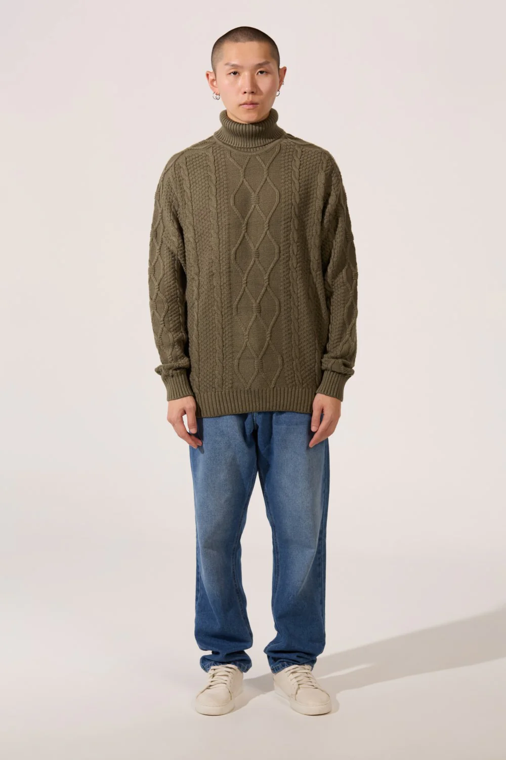 Men's Slim Fit Long Sleeve Knitted Pullover Sweater With High Quality Breathable Fabric - Image 8