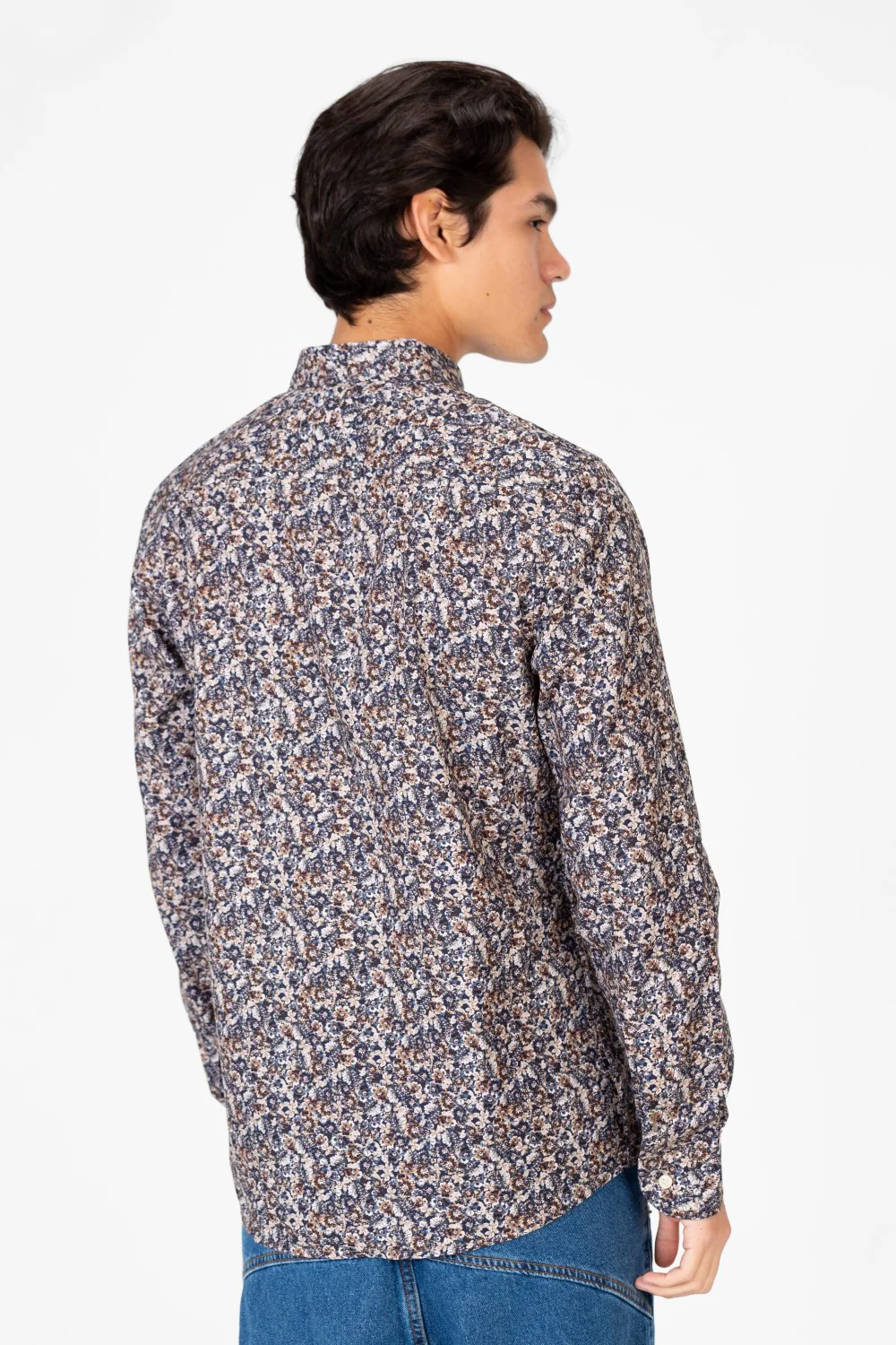 Men's Slim Fit Long Sleeve Printed Shirt - Image 2