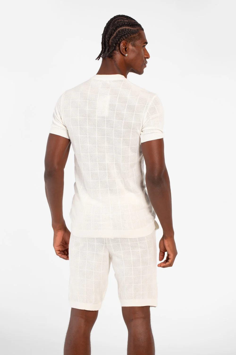 Men's Slim Fit Mesh 2 Piece Outfit Set - Image 10
