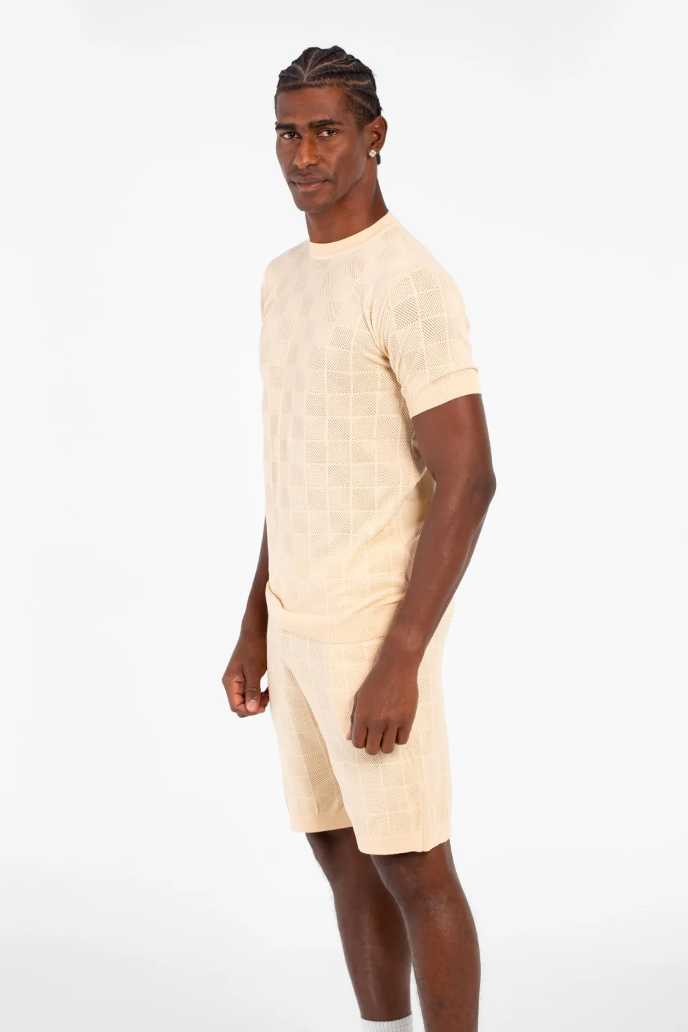 Men's Slim Fit Mesh 2 Piece Outfit Set - Image 3