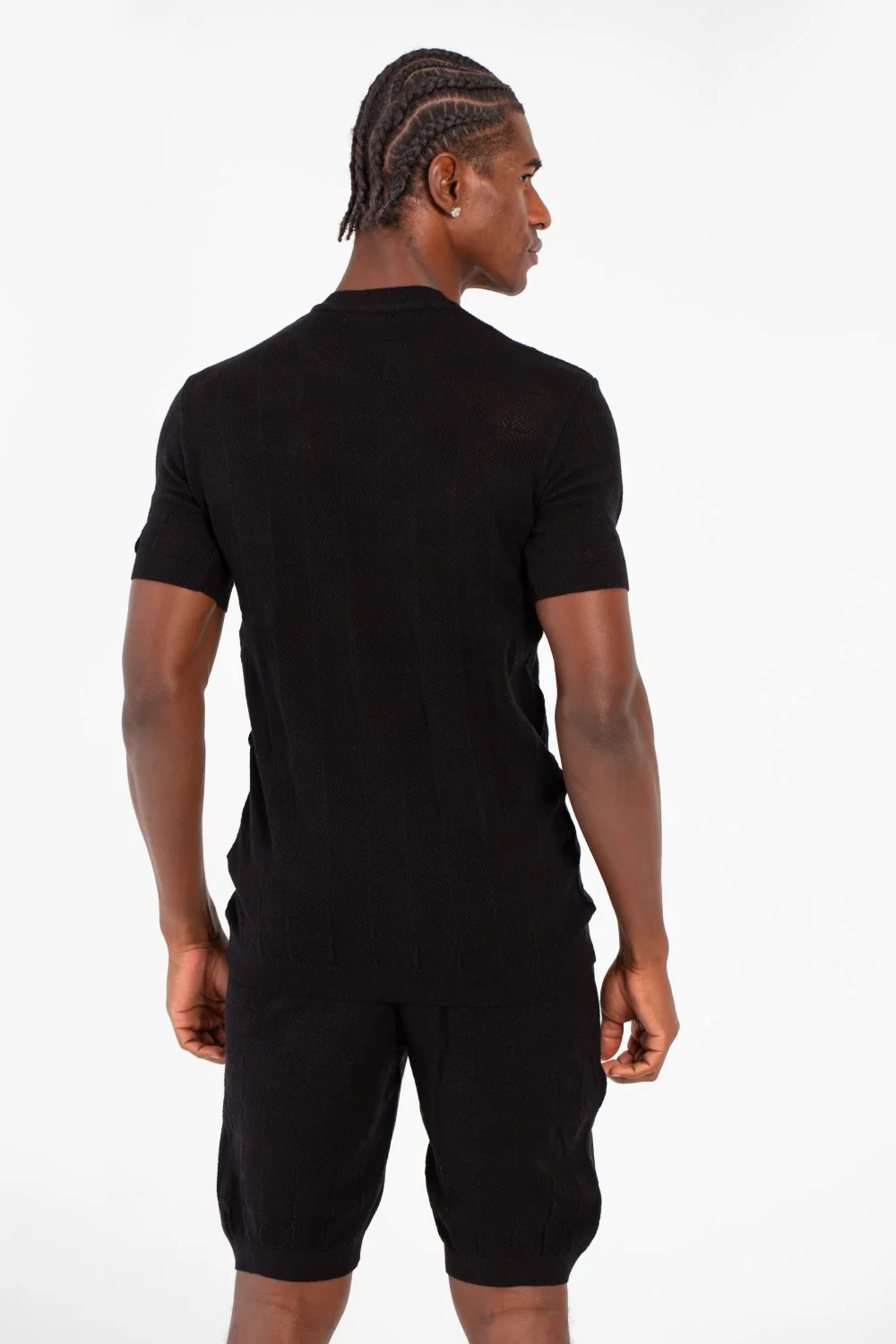 Men's Slim Fit Mesh 2 Piece Outfit Set - Image 6