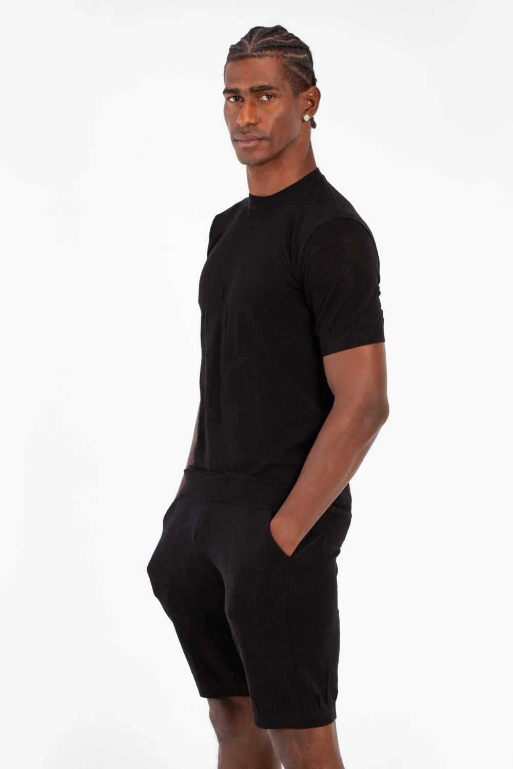 Men's Slim Fit Mesh 2 Piece Outfit Set - Image 7