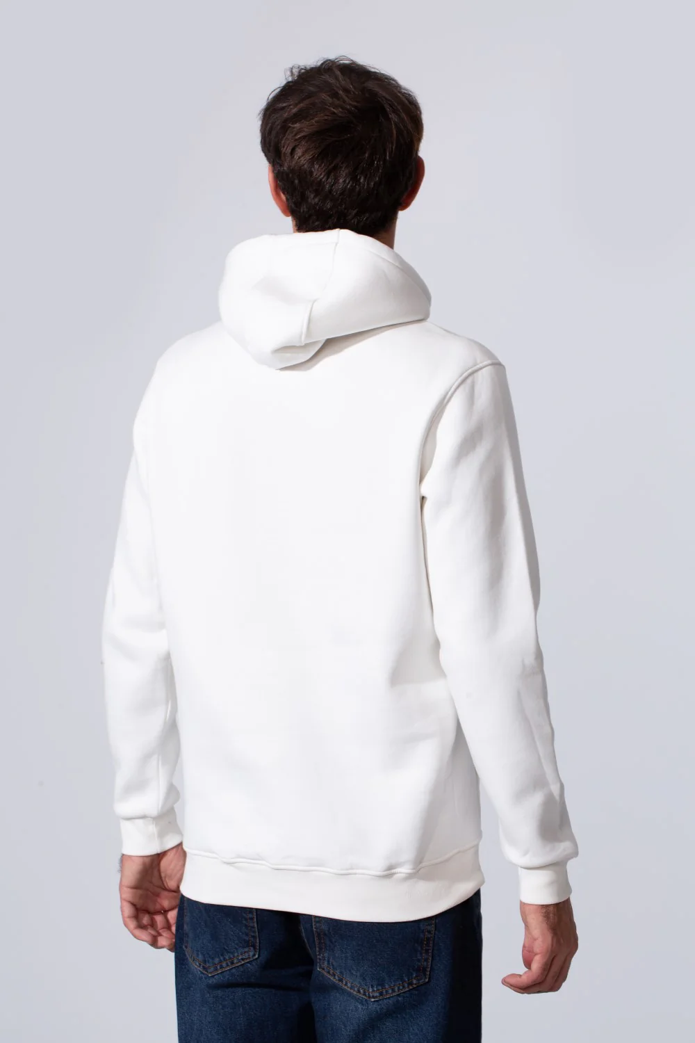 Men's Slim Fit Milton Embossed Print Hood Sweatshirt - Image 10