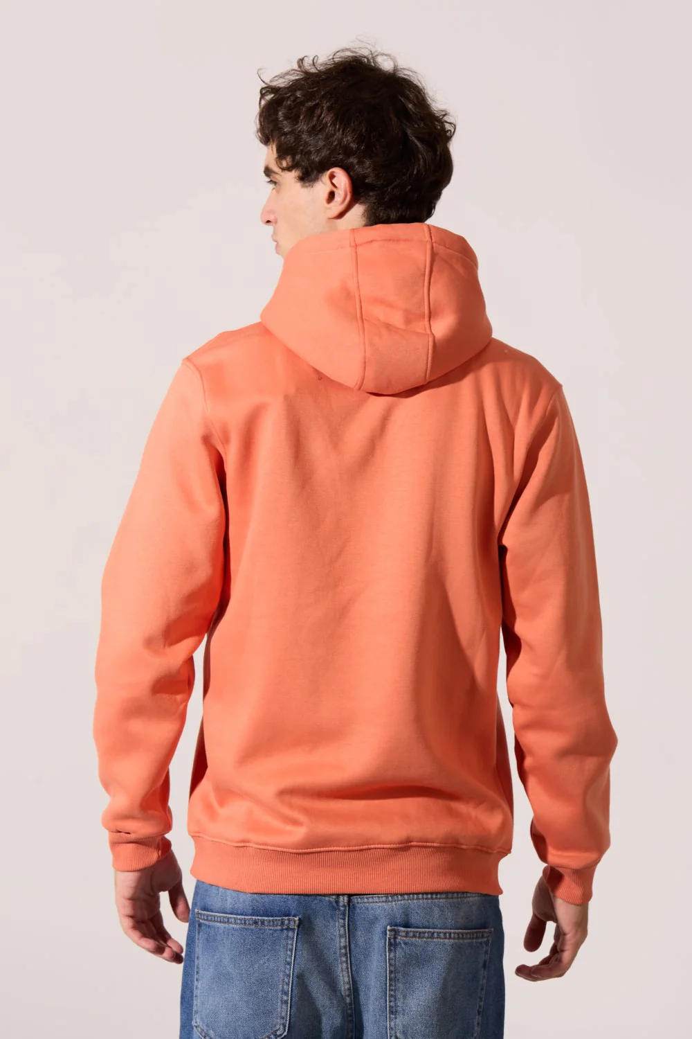 Men's Slim Fit Milton Hooded Sweatshirt With A Front Kangaroo Pocket - Image 6