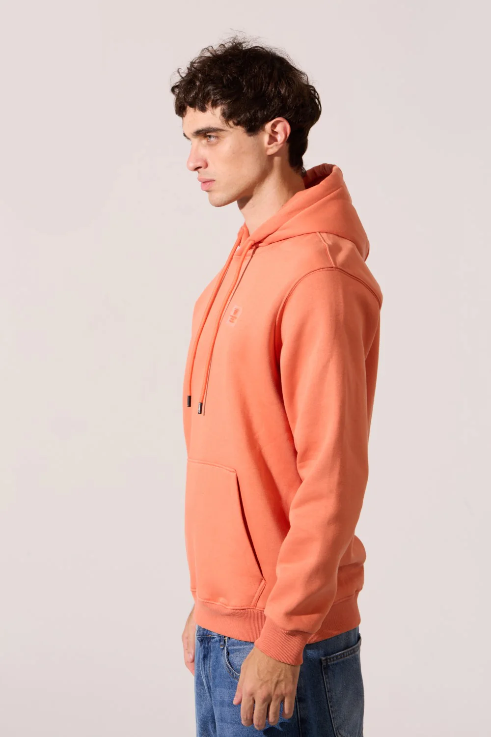 Men's Slim Fit Milton Hooded Sweatshirt With A Front Kangaroo Pocket - Image 7