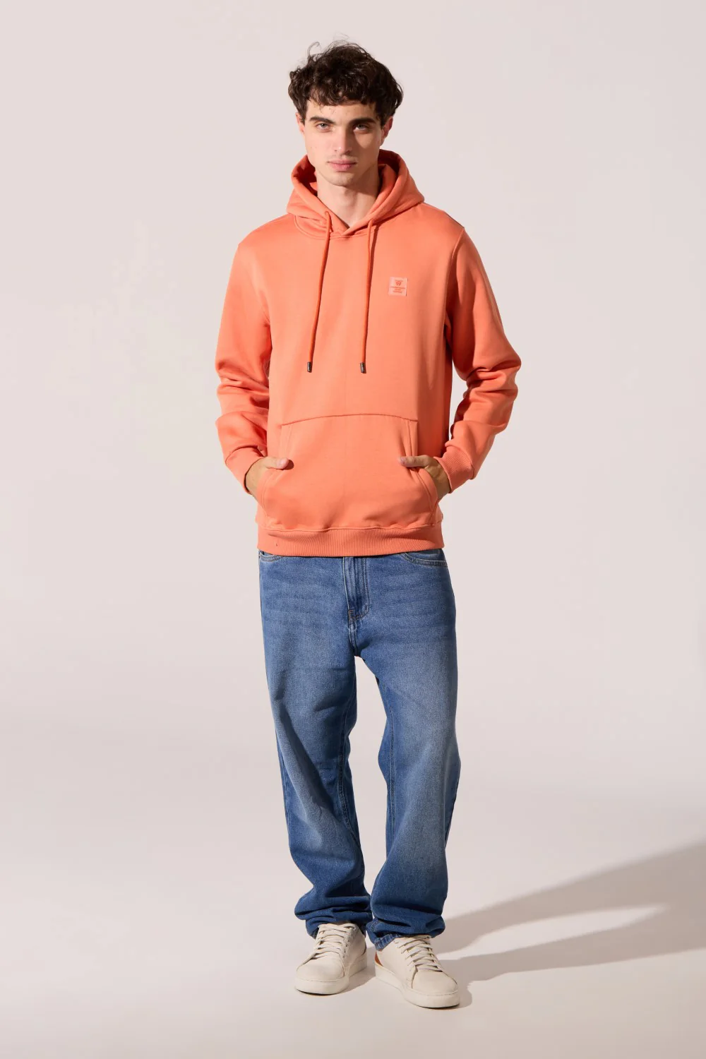 Men's Slim Fit Milton Hooded Sweatshirt With A Front Kangaroo Pocket - Image 8
