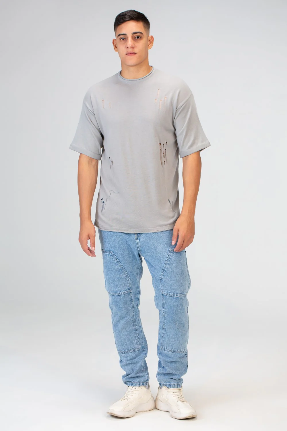 Mens Slim Fit Plain Basic T-Shirt with Short Sleeves And a modern Cut - Image 3
