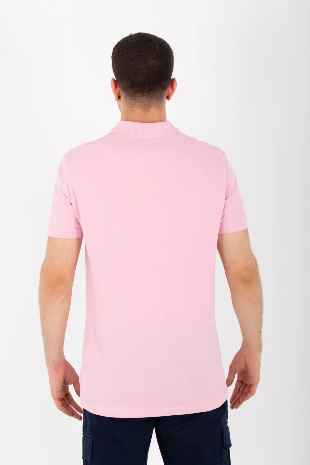 Mens Slim Fit Polo T-Shirt With Short Sleeves And Badge Tomato On The Front - Image 8