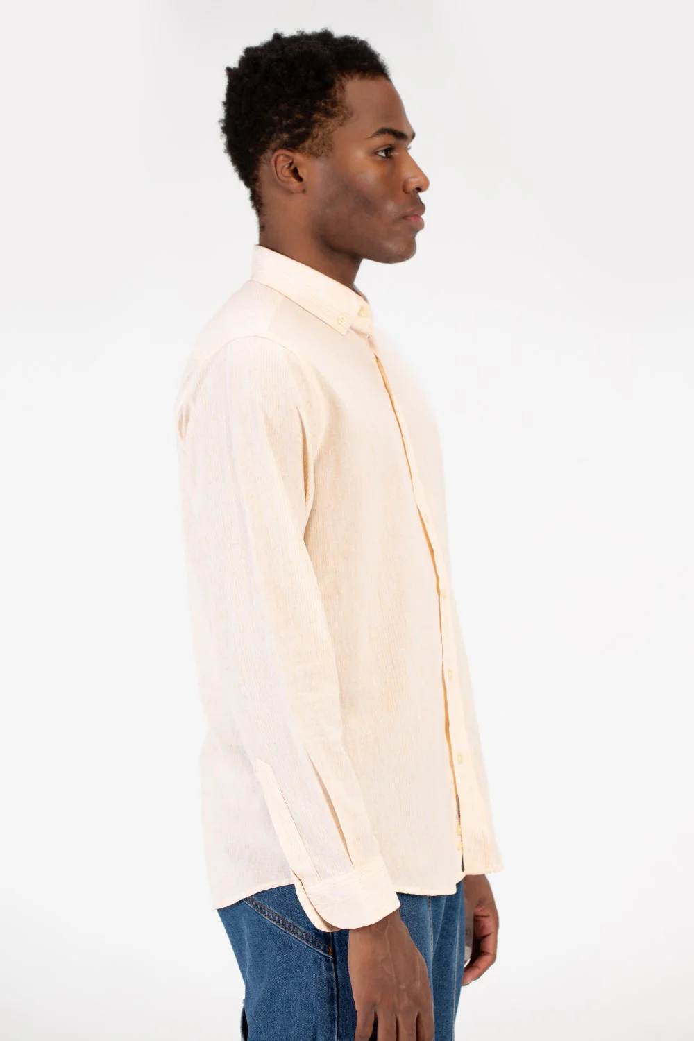 Men's Slim Fit Poplin Button Front Shirt - Image 11