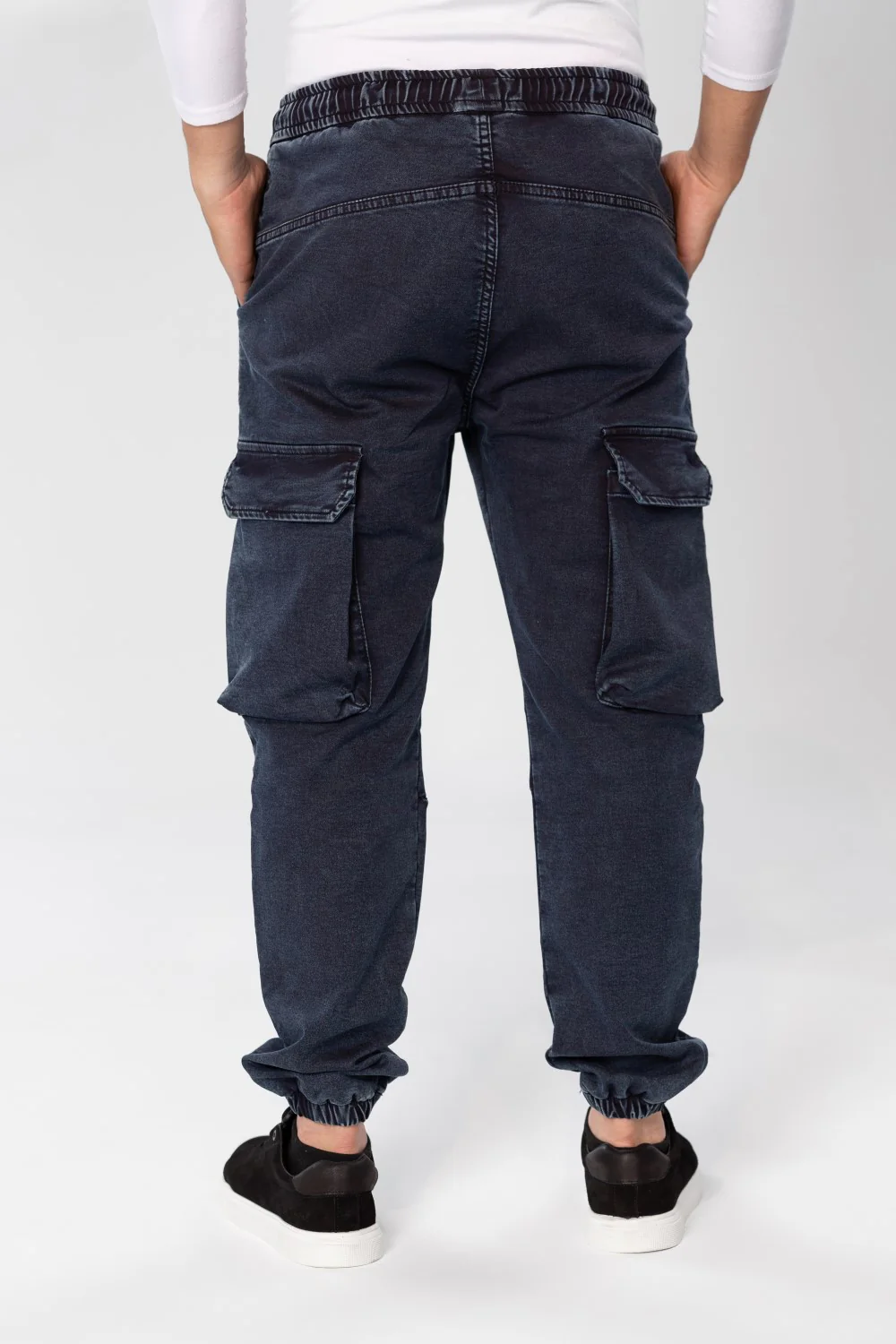 Men's Slim Fit Sherwal Jeans Pants With Front Zipper Pockets - Image 18