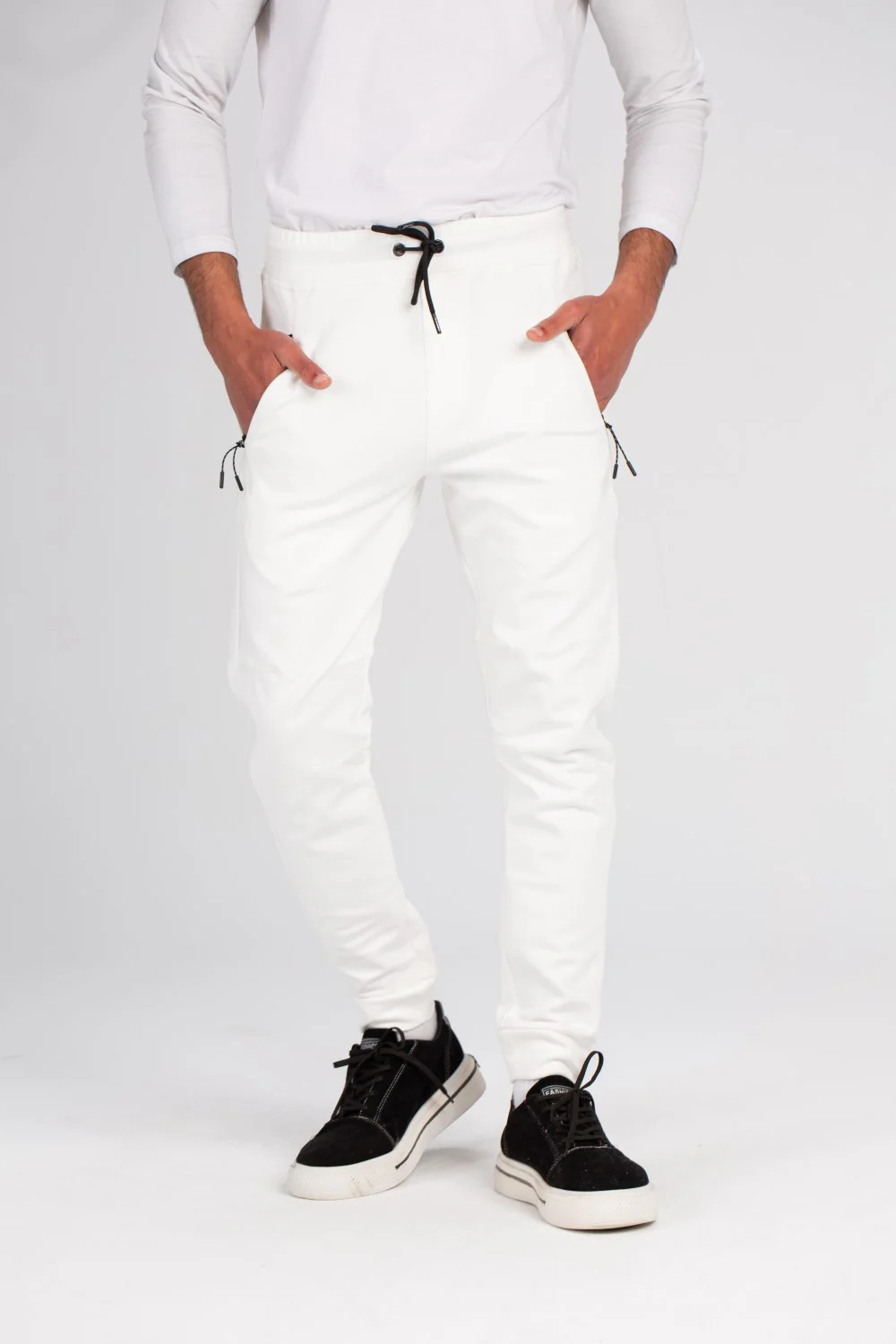 Men's Slim Fit Sports Unique Cut Basic Sweatpants - Image 3