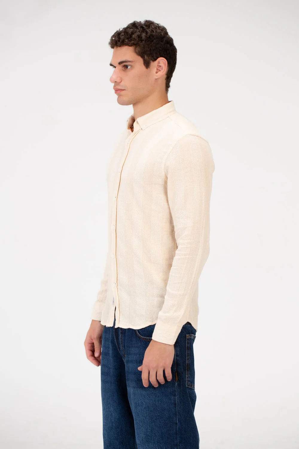 Men's Slim Fit Striped Long Sleeves Shirt - Image 7