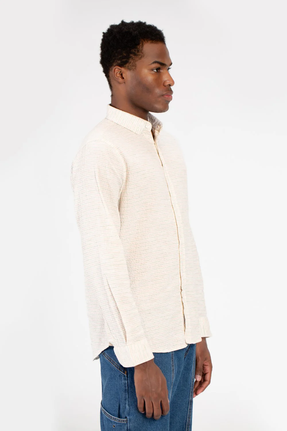 Men's Slim Fit Striped Shirt - Image 7