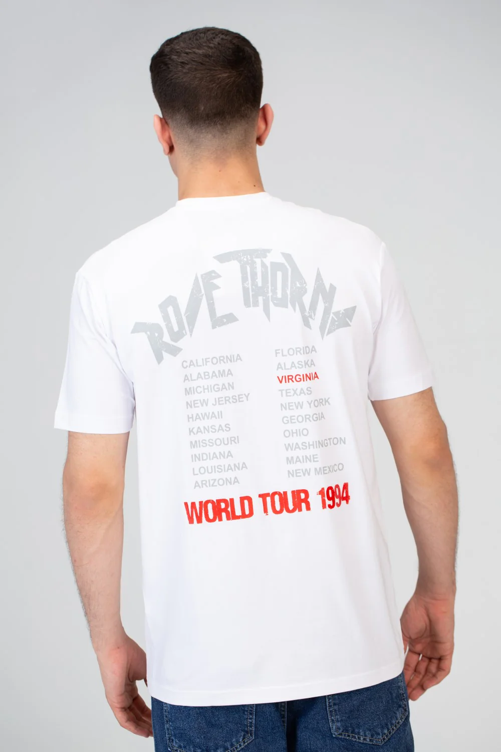 Mens Slim Fit T-shirt With A Round Neck And Comfortable Lycra Material - Image 8