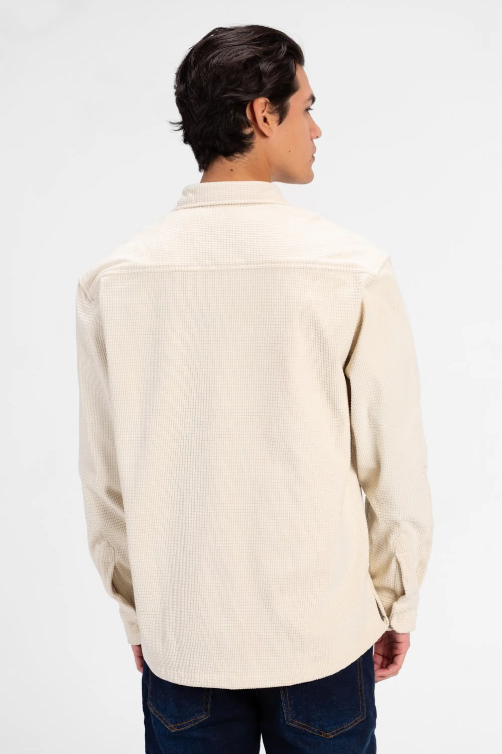 Men's Slim Fit Velvet Front Button Shirt - Image 10