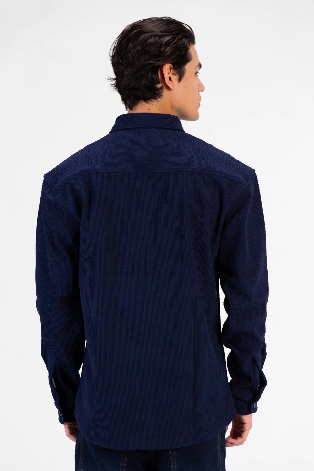 Men's Slim Fit Velvet Front Button Shirt - Image 14