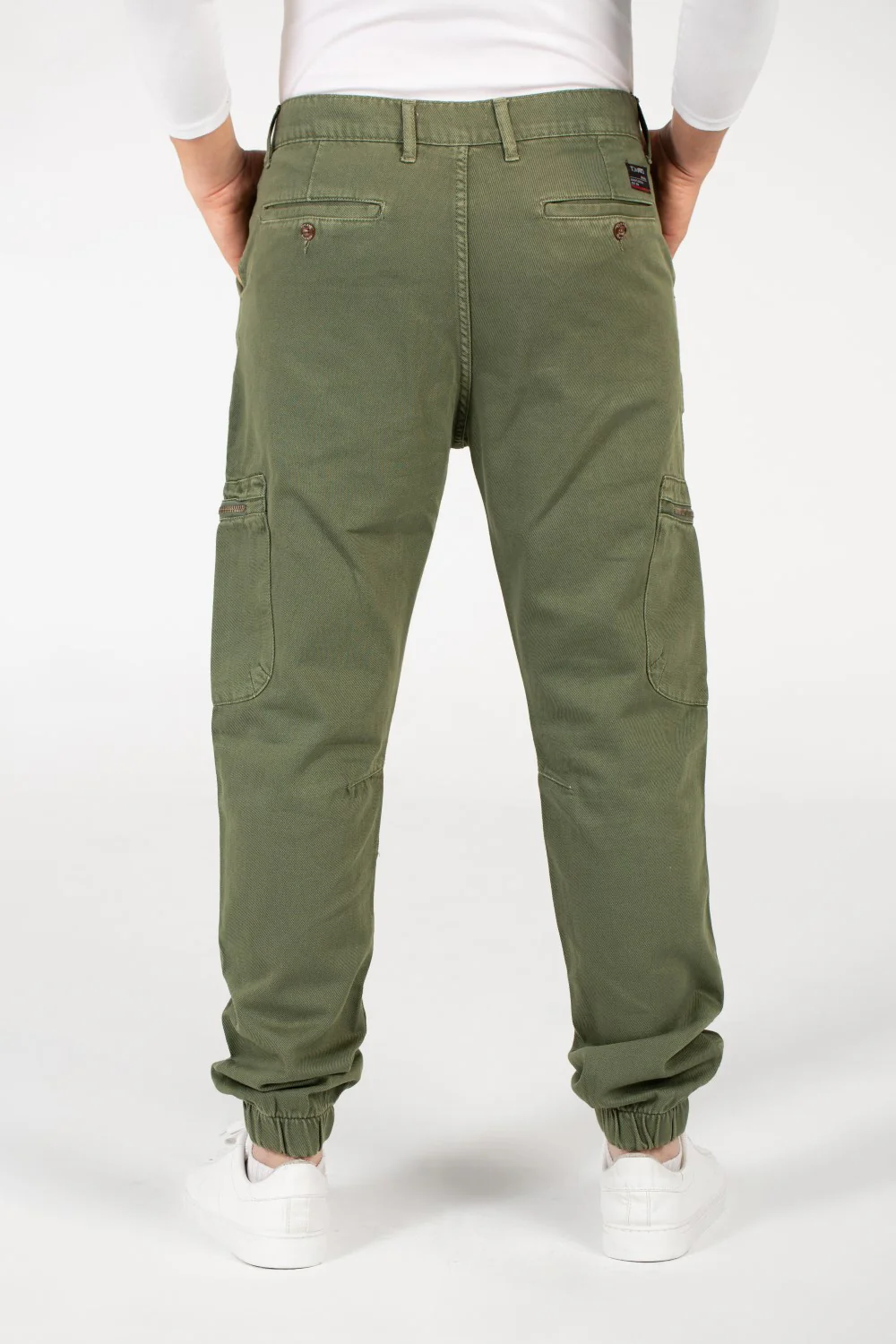 Men's Slouchy Gabardine Sherwal Pants With Pockets - Image 6