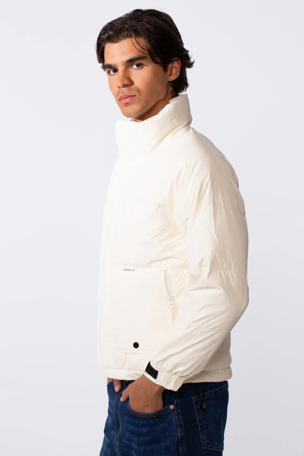 Men's Stylish Long Sleeve Jacket With Zip Pockets - Image 8