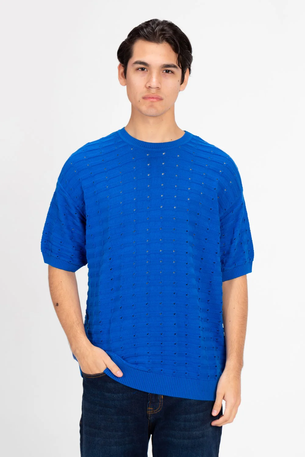 Men's Stylish Round Neck Half Sleeve T-shirt - Image 5