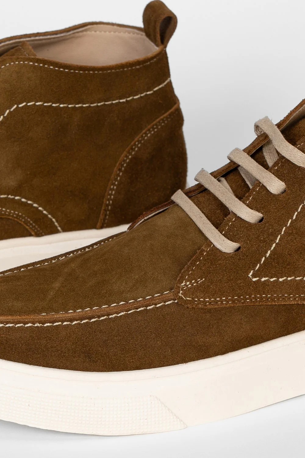 Men's Suede Lace Up Half Boot - Image 7