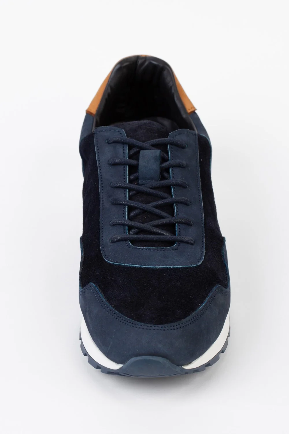 Men's Suede Shoes With A Trendy Style And Front Lace-Up - Image 2