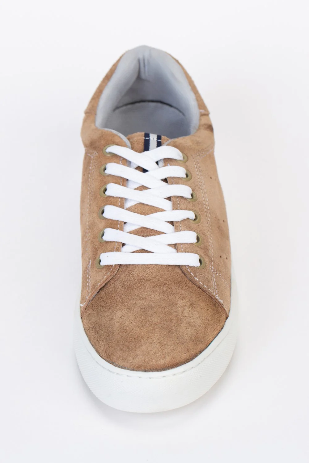 Mens Suede Sneakers With A Unique Design And Lace - Image 4