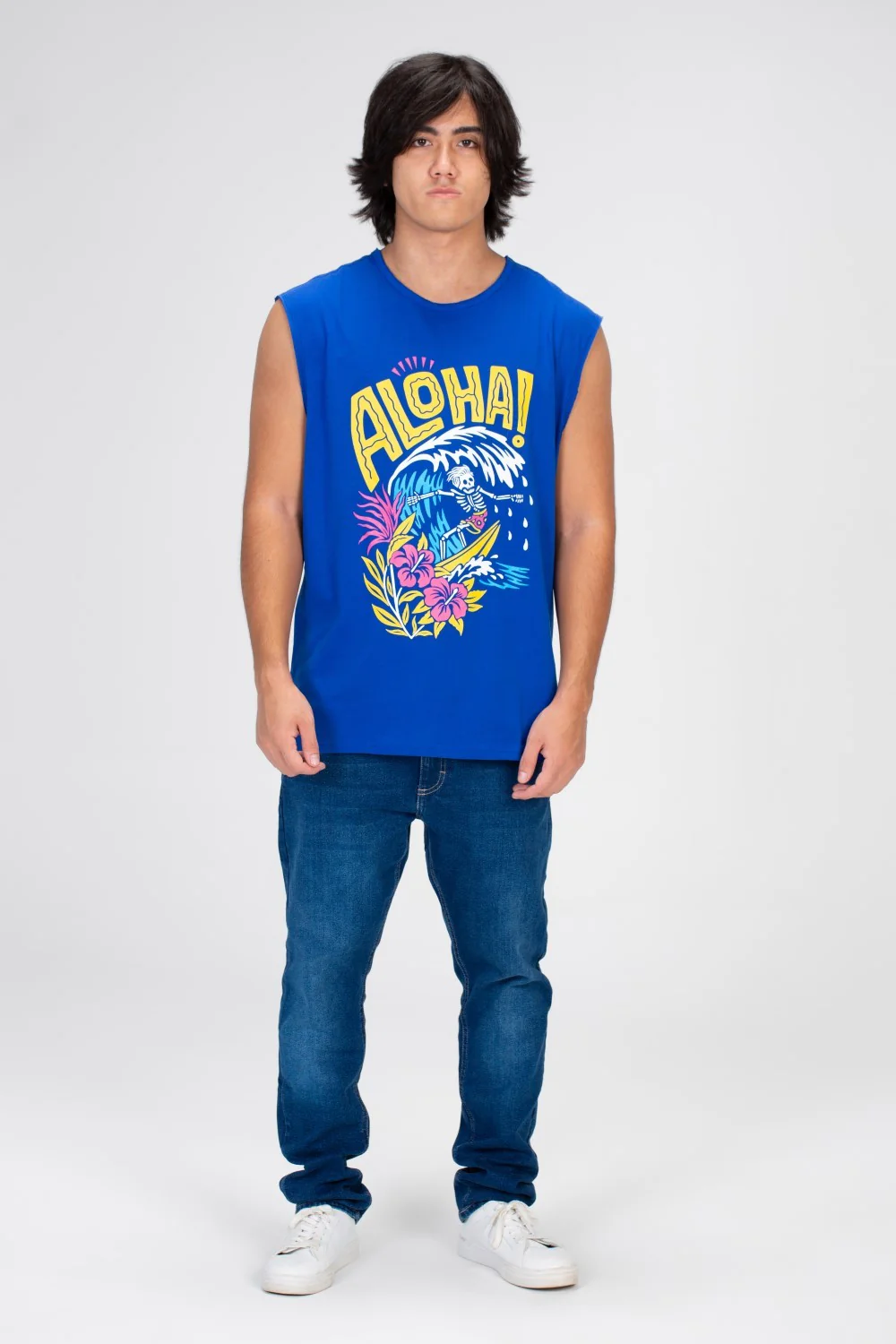 Men's Summer Cut T-shirt Printed On The Front With Comfortable Material - Image 6