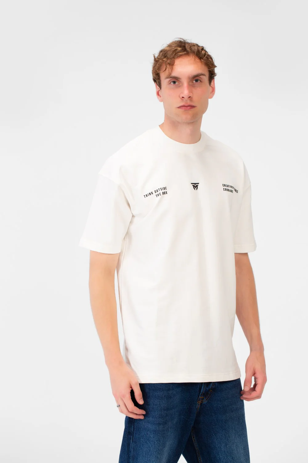 Men's Summer Melton Creativity Print Regular Fit T-Shirt - Image 11