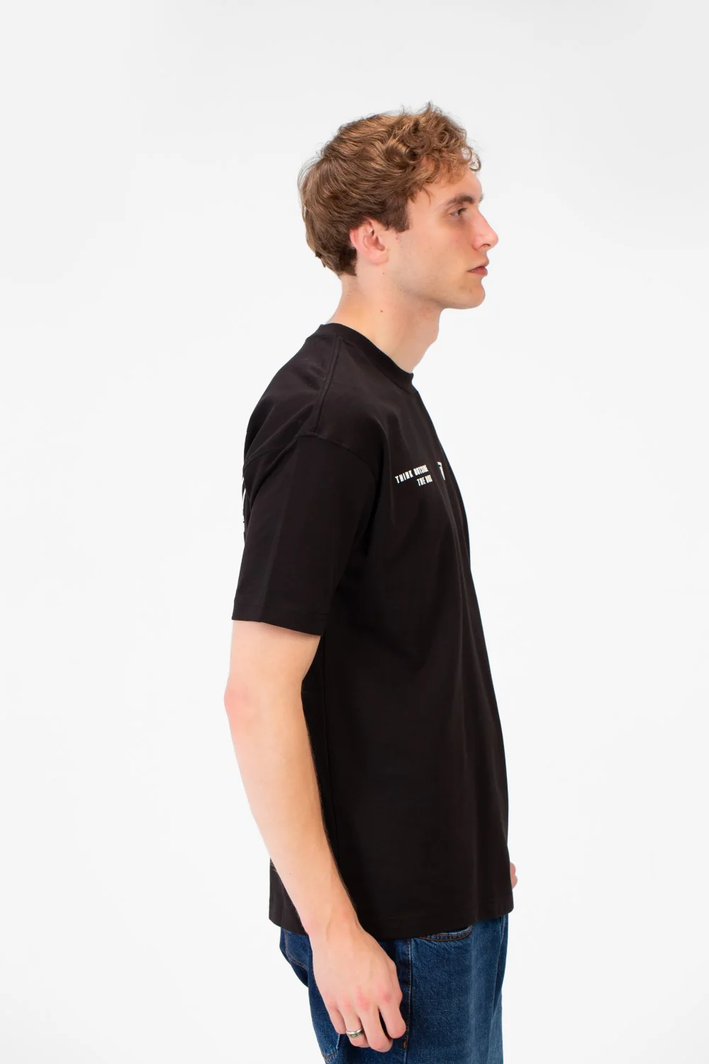 Men's Summer Melton Creativity Print Regular Fit T-Shirt - Image 3