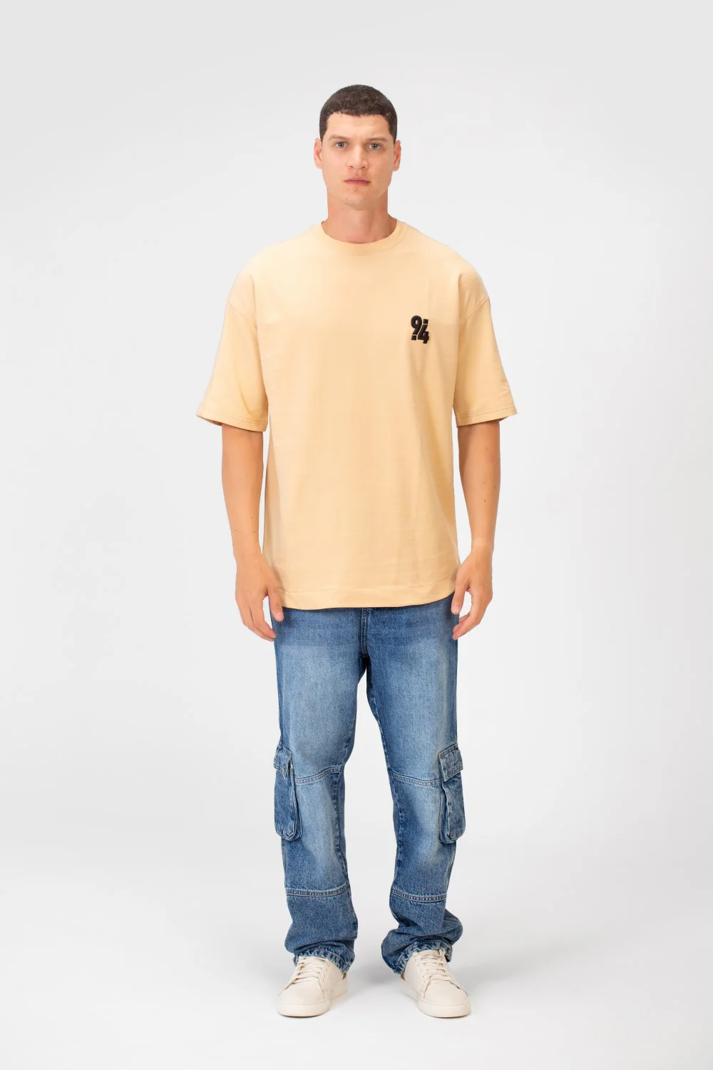 Men's Summer Melton Oversize Printed Half Sleeve Round Neck T-Shirt Comfortable Material - Image 4