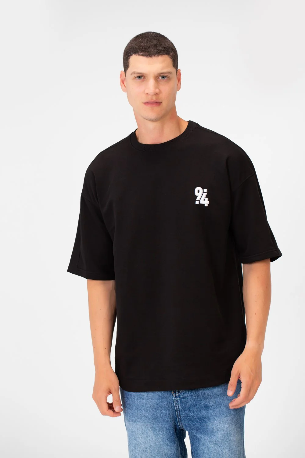 Men's Summer Melton Oversize Printed Half Sleeve Round Neck T-Shirt Comfortable Material - Image 7