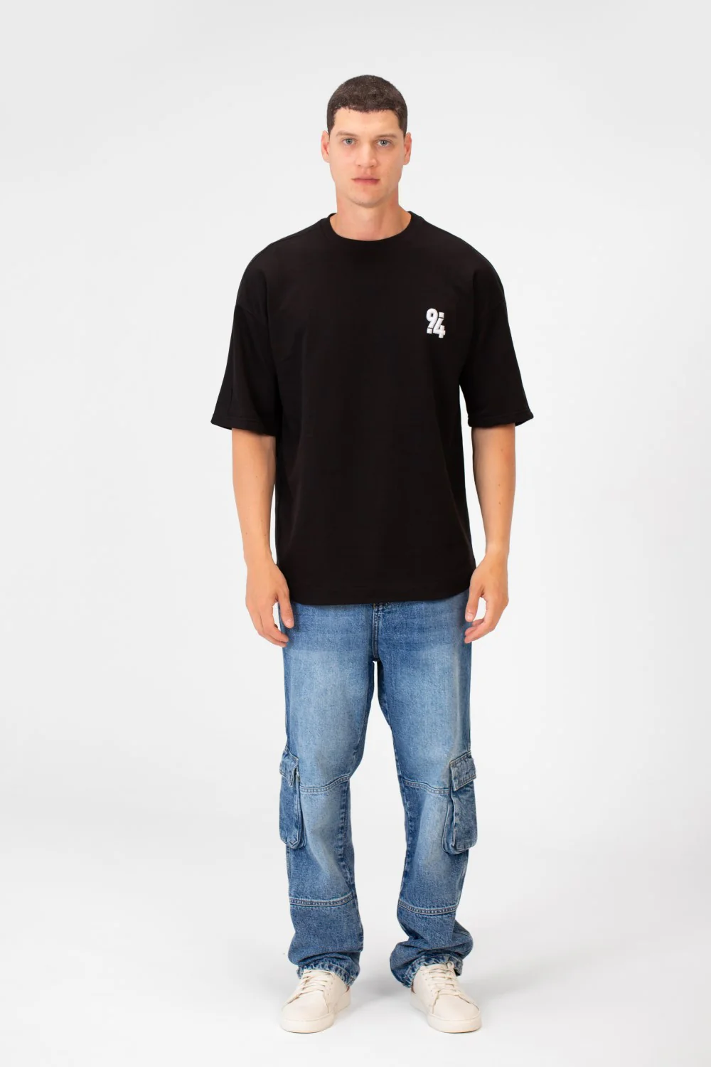 Men's Summer Melton Oversize Printed Half Sleeve Round Neck T-Shirt Comfortable Material - Image 8