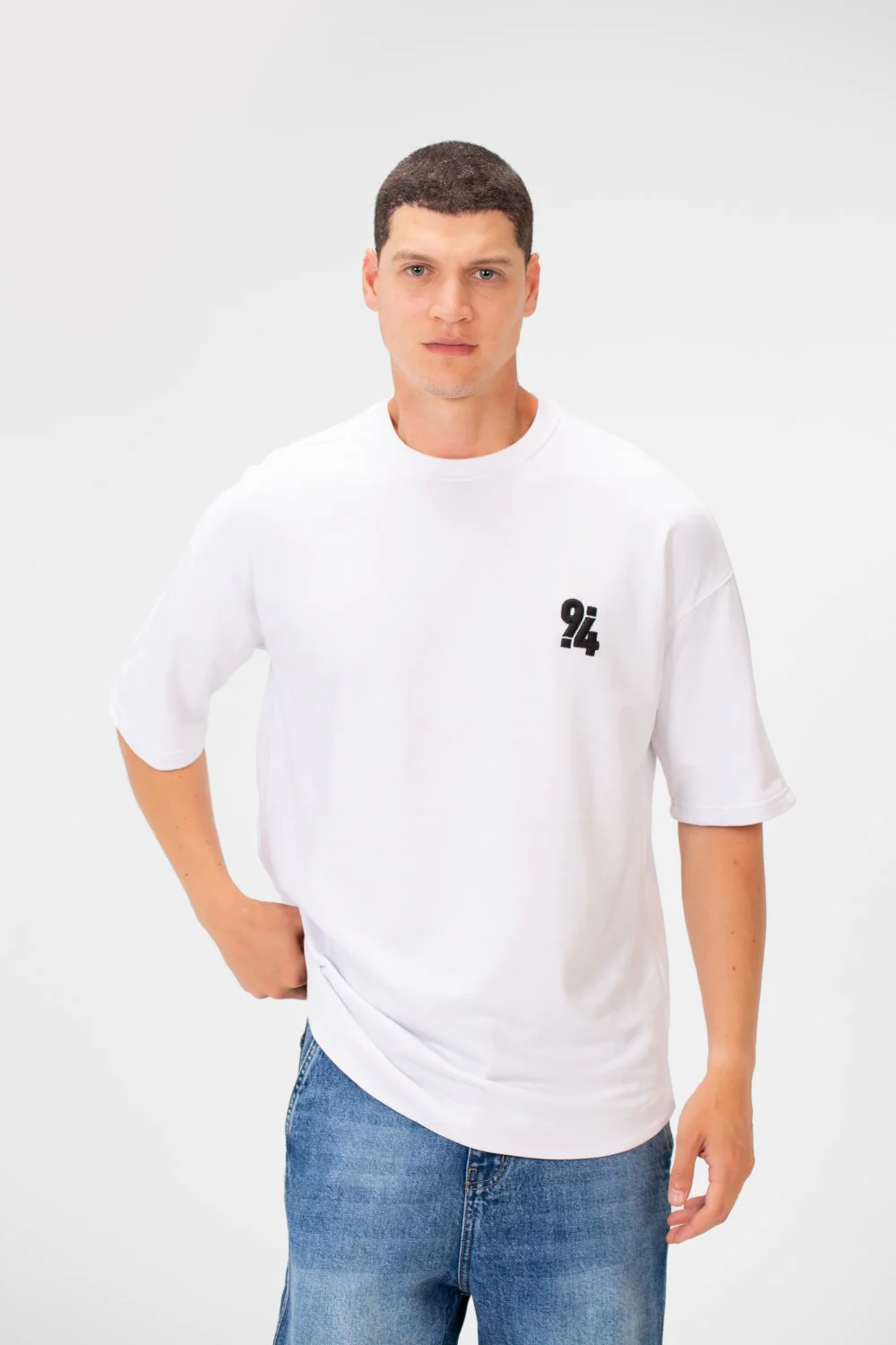 Men's Summer Melton Oversize Printed Half Sleeve Round Neck T-Shirt Comfortable Material - Image 9