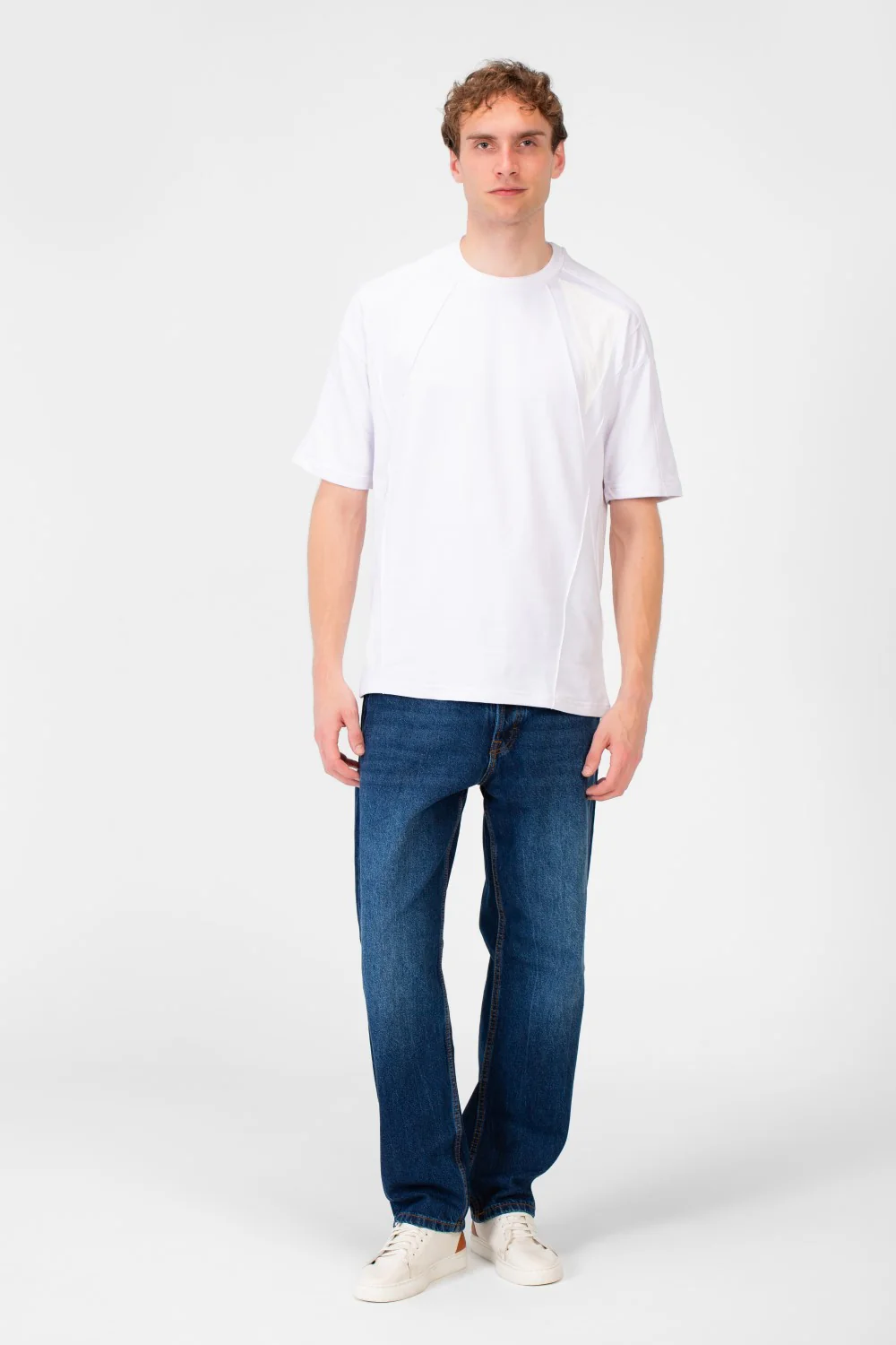 Men's Summer Melton Oversized Short Sleeve Round Neck T-Shirt - Image 12