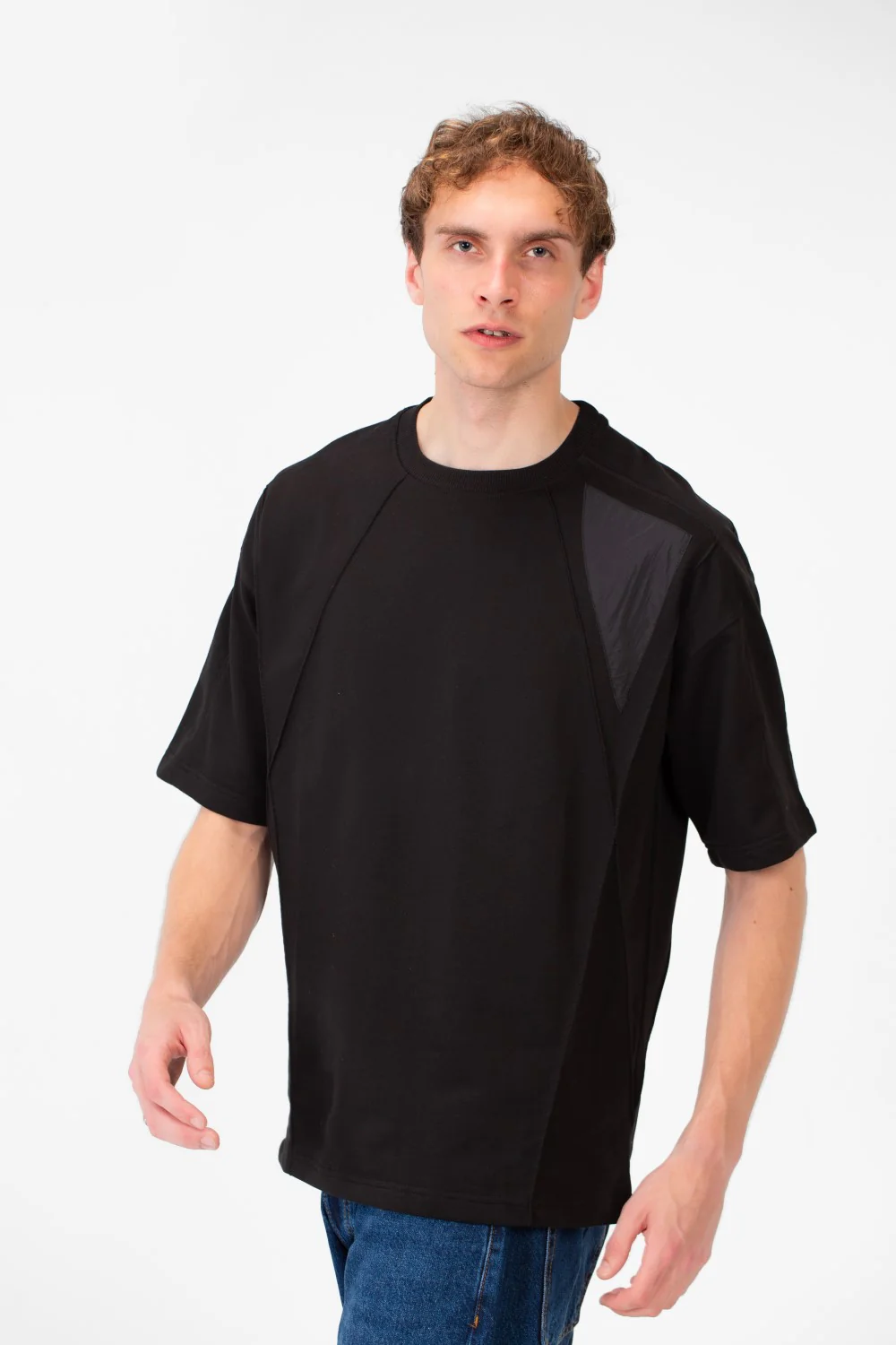 Men's Summer Melton Oversized Short Sleeve Round Neck T-Shirt - Image 3