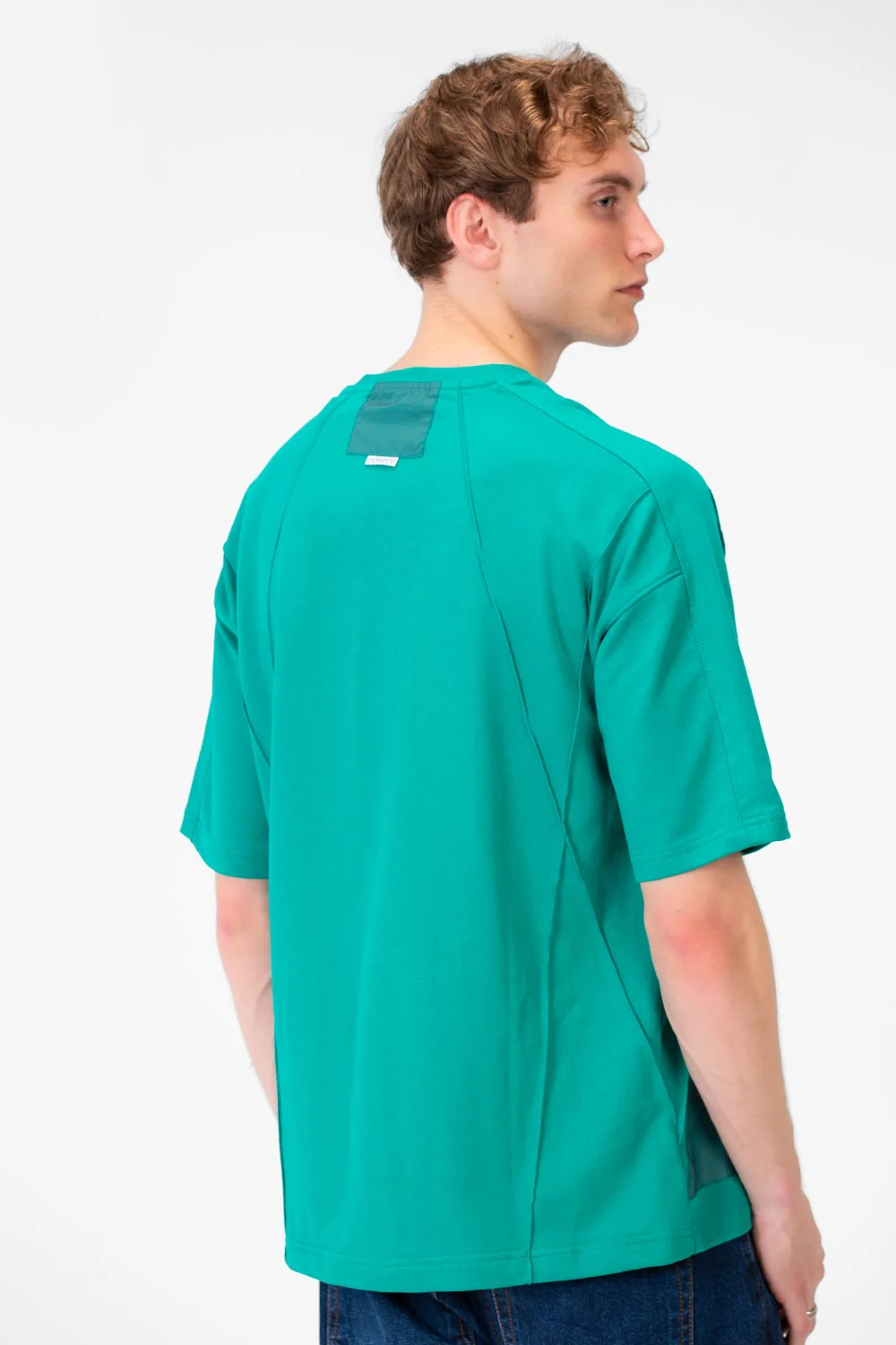 Men's Summer Melton Oversized Short Sleeve Round Neck T-Shirt - Image 6