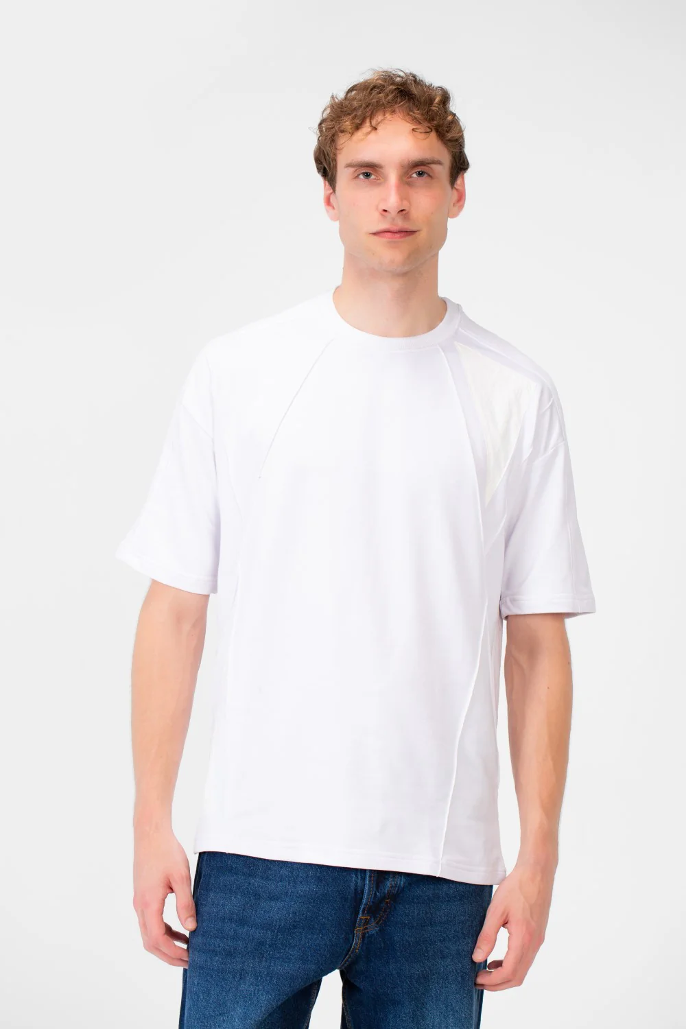 Men's Summer Melton Oversized Short Sleeve Round Neck T-Shirt - Image 9