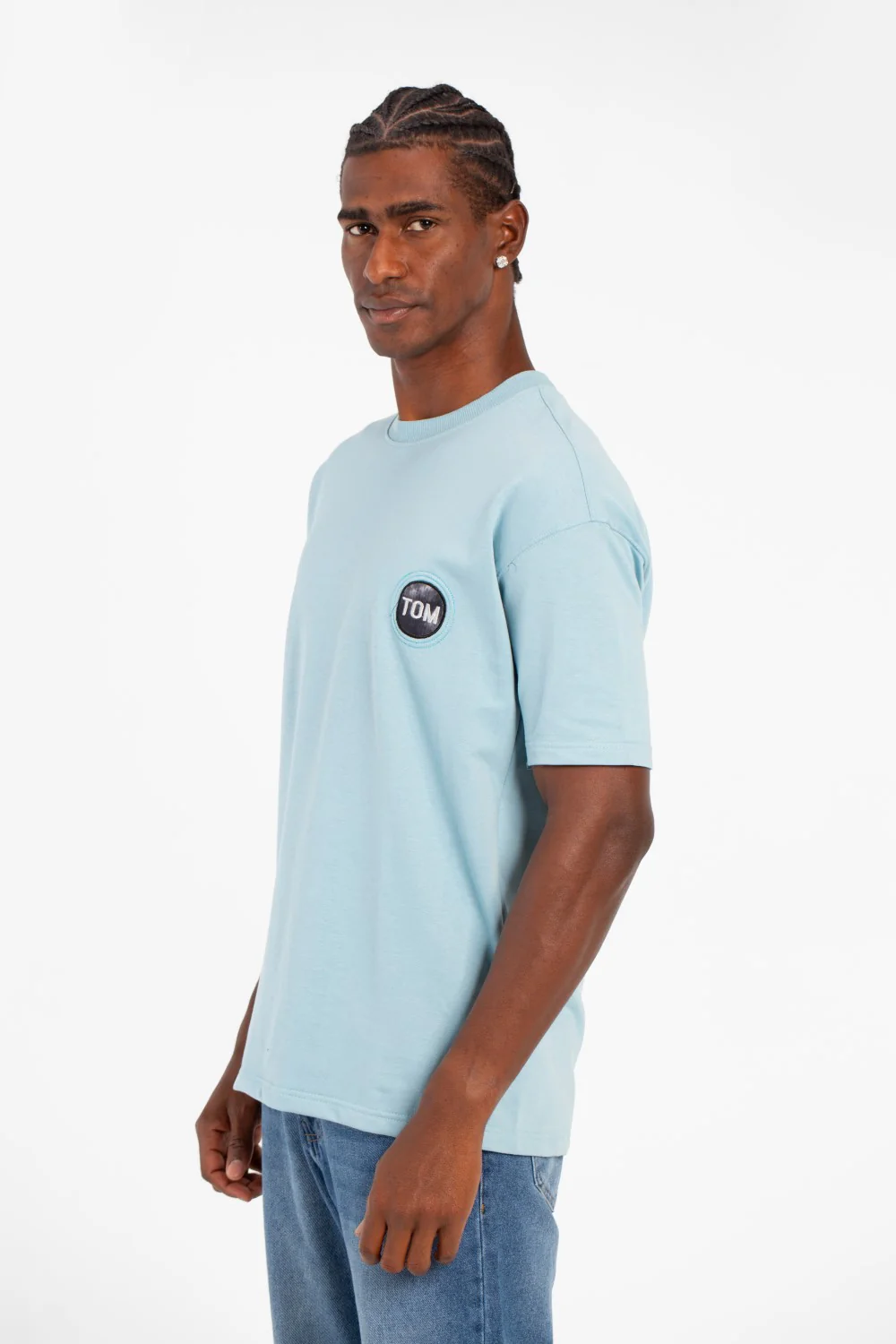Men's Summer Melton Regular Fit Short Sleeves Text Print T-Shirt - Image 7
