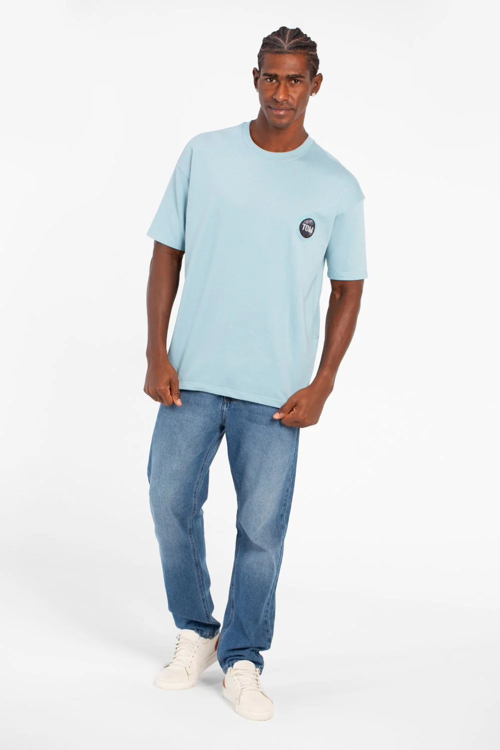 Men's Summer Melton Regular Fit Short Sleeves Text Print T-Shirt - Image 8
