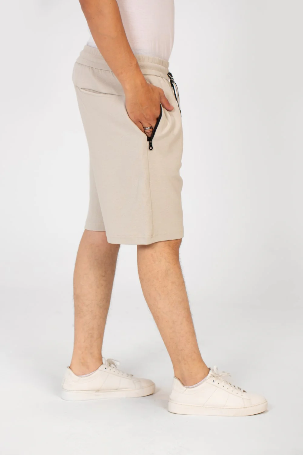Men's Summer Melton Short With Pockets And Elastic Waist Practical And Comfortable - Image 11