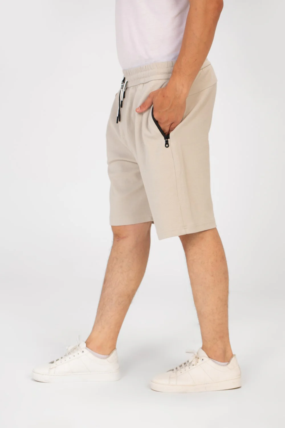 Men's Summer Melton Short With Pockets And Elastic Waist Practical And Comfortable - Image 12