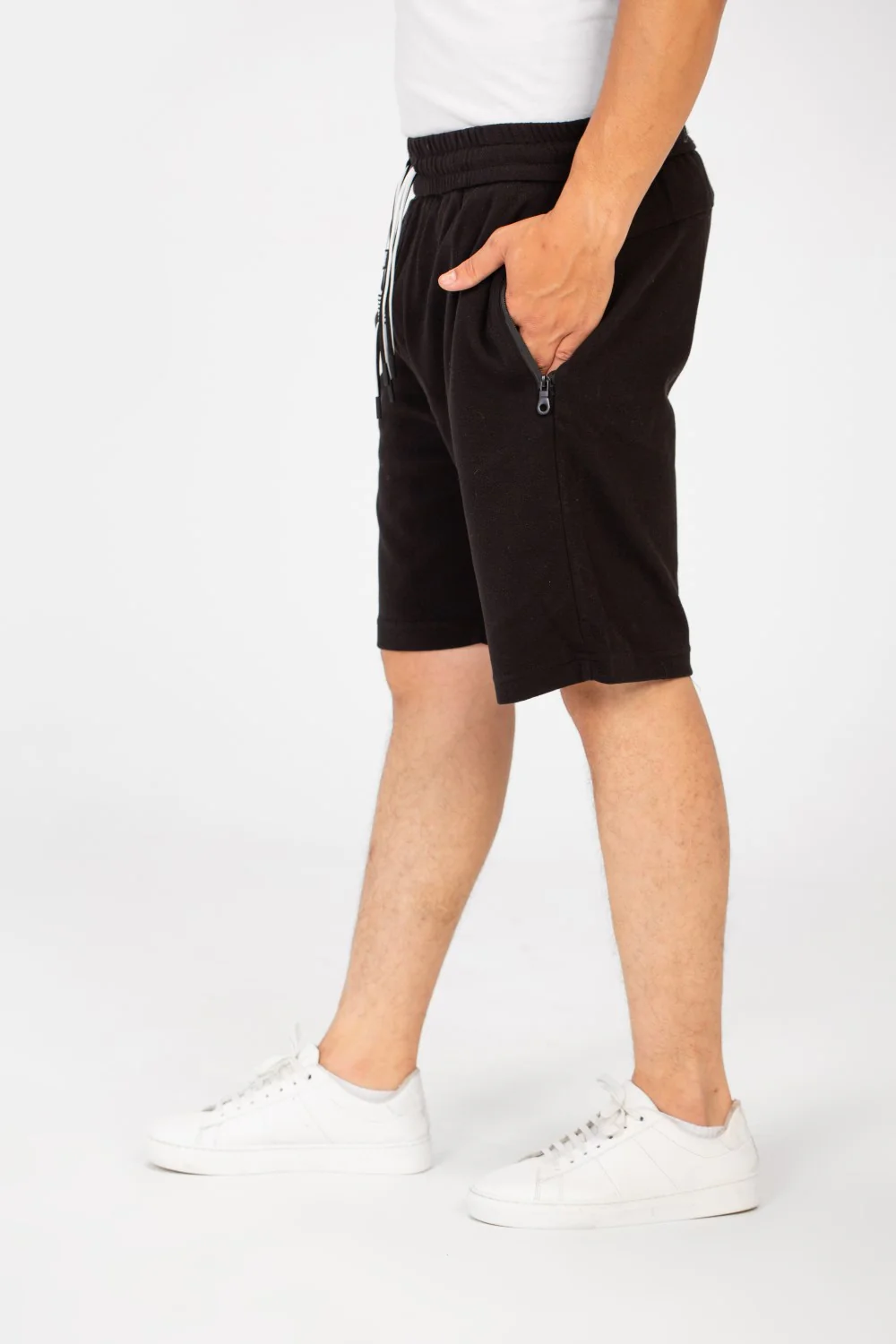 Men's Summer Melton Short With Pockets And Elastic Waist Practical And Comfortable - Image 4