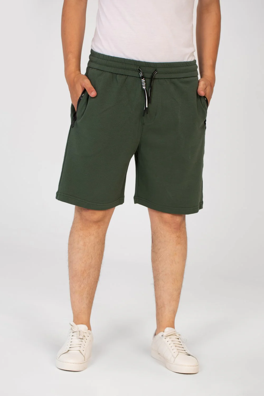 Men's Summer Melton Short With Pockets And Elastic Waist Practical And Comfortable - Image 5
